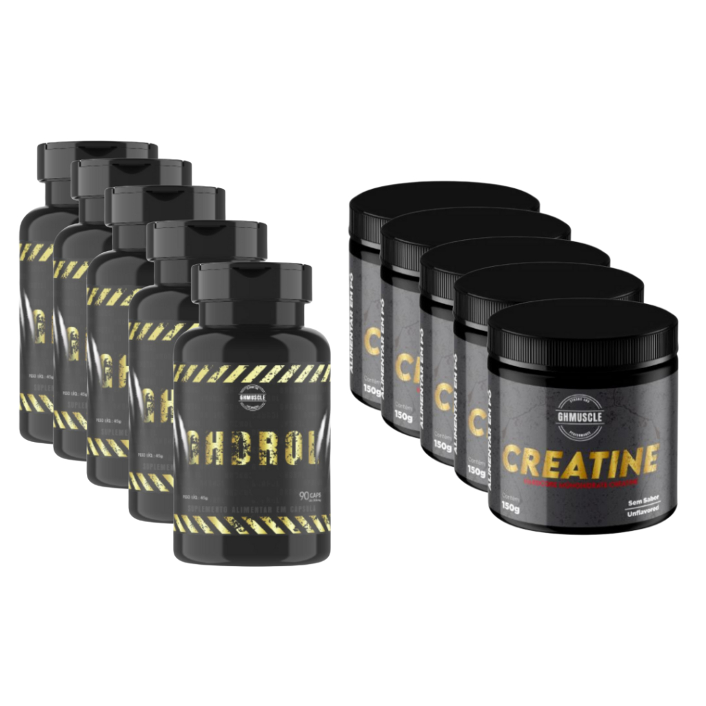 5 Ghdrol + 5 Creatina - Ghmuscle
