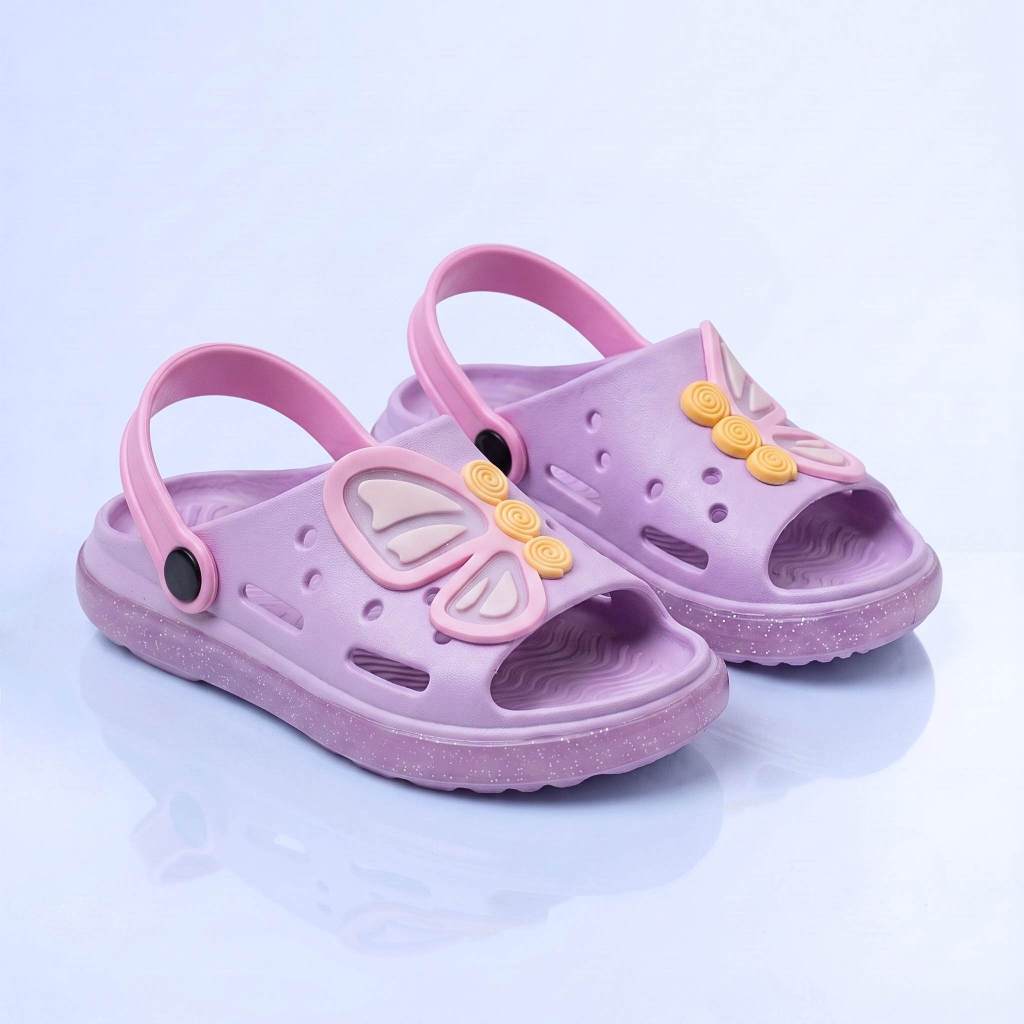 Papete Injetada Infantil Borboleta Fofinha Confortável Menina Kidstep
