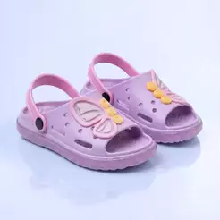 Sandália Menina Infantil Babuche Borboleta Fofinha Confortável Kidstep