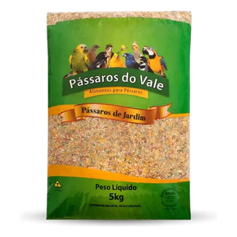 Ração Pássaros do Vale Para Pássaros de Jardim 5kg