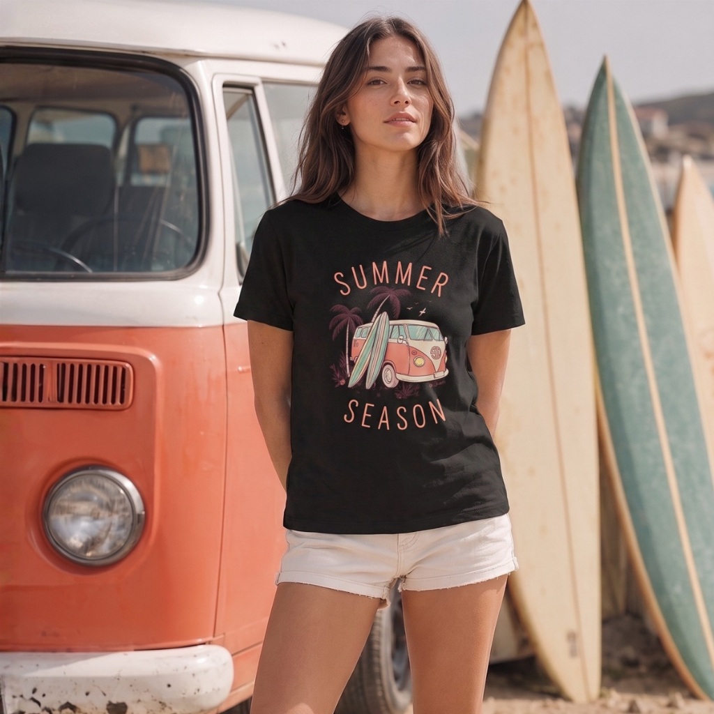 Blusa Camiseta Blusinha  Feminina Estampa 100% Algodão Fresquinha Muito Confortável Moda Elegante Tendência Lazer Verão