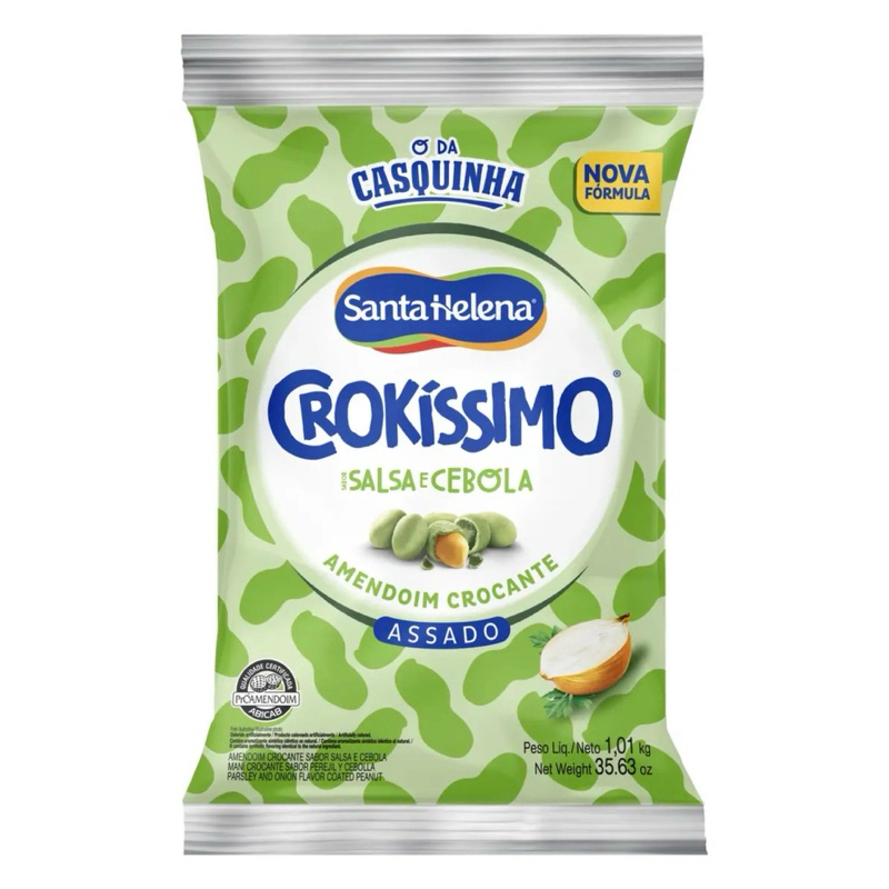 Amendoim Crokíssimo Salsa e Cebola Santa Helena 1,01Kg