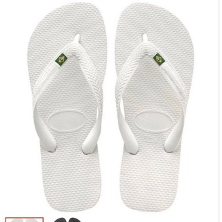 34 a 44 Chinelo Branco bandeirinha Feminino Griffe Slide Sandalia Farm Masculina Feminina Slide Dual Brasil Copa Chinelo