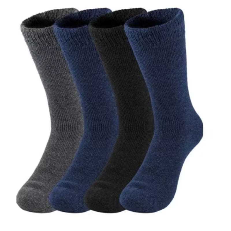 2 / 4 pares Meia Térmica Lã Ski esqui Neve snowboard caminhada longa grossa Algodão