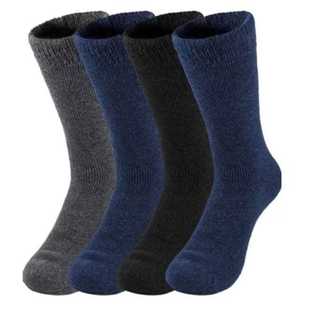 2 / 4 pares Meia Térmica Lã Ski esqui Neve snowboard caminhada longa grossa Algodão