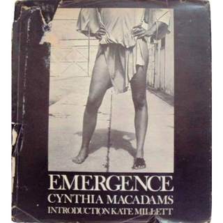 3063 Lvr- Livro 1977- Emergence Cynthia Macadams- Introduction Kate Millett- Fotografia- Em Inglês