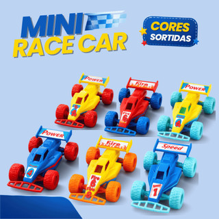 Kit Mini Carrinhos de Corrida Formula 1 Cores Sortidas Brinquedo Lembrancinha Festa Infantil 25 50 Unidades