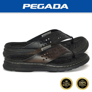 Chinelo Pegada Masculino Couro Amortech Palmilha Macia e Confortável 134202
