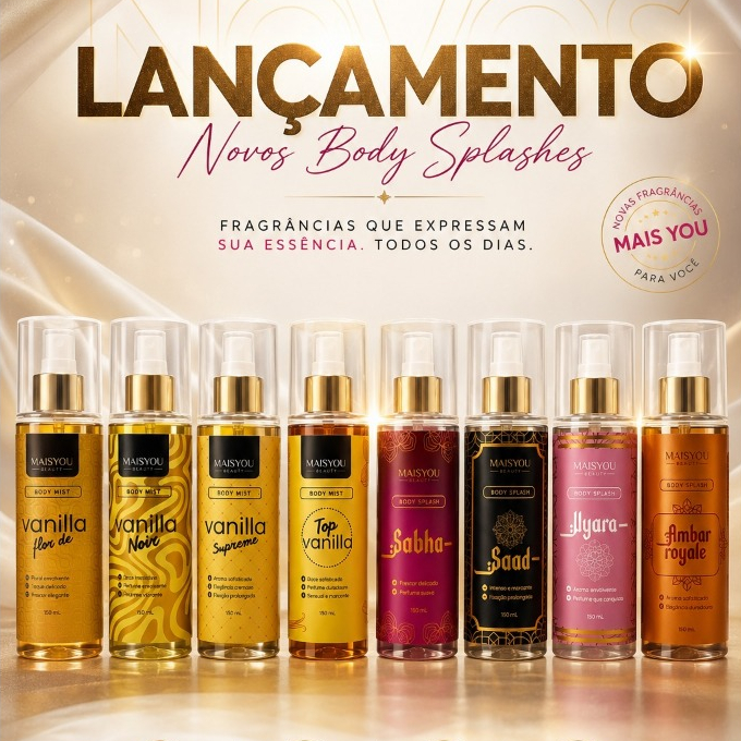 Body Splash 150 ml Linha Maisyou Beauty