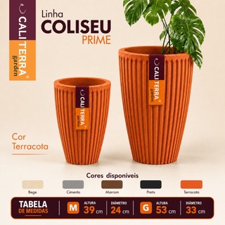 Vaso Grande Polietileno Decorativo Cachepot para Plantas Jardim Paisagismo Sala Varanda Á…