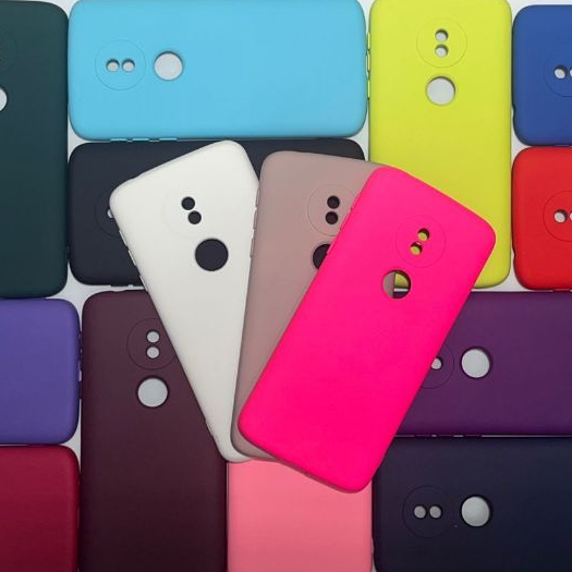 Capa para Motorola G6 Play / E5 Silicone Proteção de Câmera Interior Aveludado Macia TPU Premium
