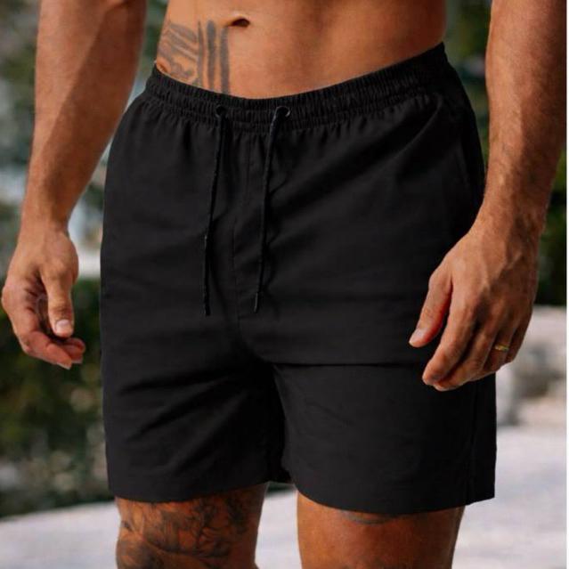 Short Masculino Tactel Elastano Secagem Rápida Praia Academia Confortável