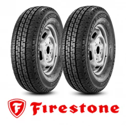 KIT 2 PNEUS 185R14 FIRESTONE CV5000 102/100R - ARO 14 KOMBI