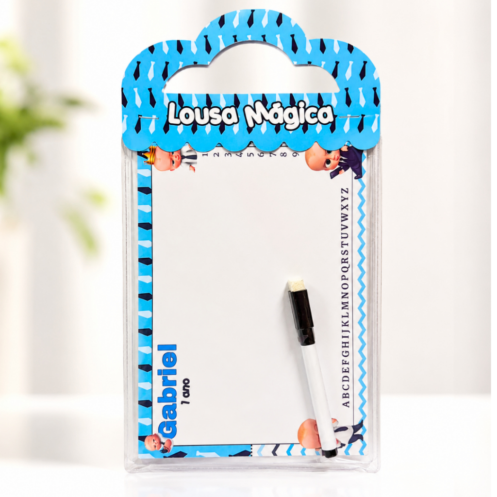 Lousa Mágica Personalizada Poderoso Chefinho Lembrancinha Infantil Poderoso Chefinho