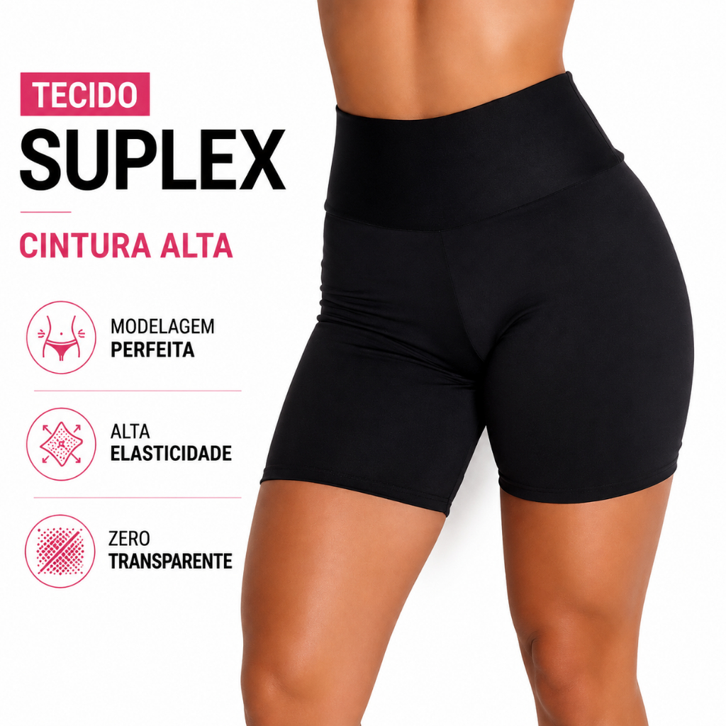 Short Suplex Feminina Academia