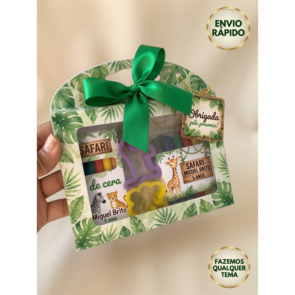 10 KITS Diversão Personalizado na Maletinha | Lembrancinha Festa Infantil | Fazemos Qualquer Tema