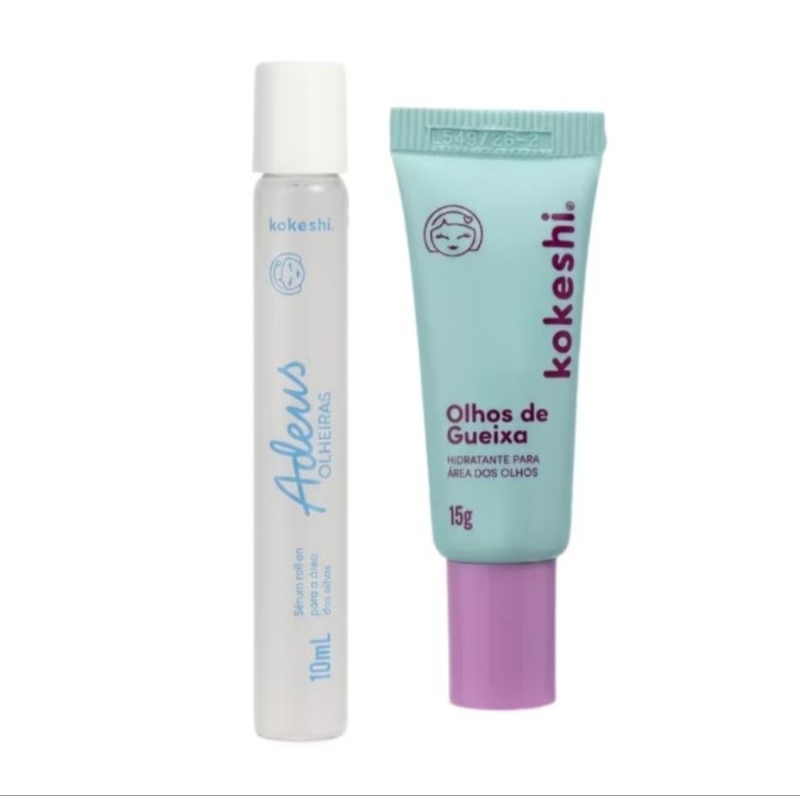 Kit anti olheiras Kokeshi Sérum Adeus Olheiras + Olhos de Gueixa