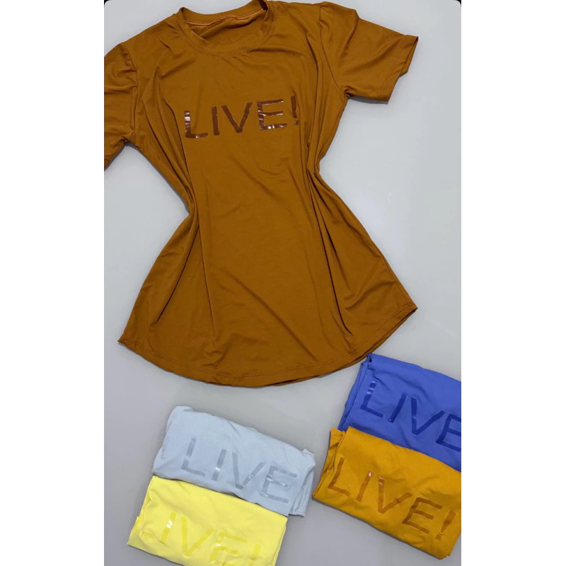 Blusa Fitness Poliamida Com Elastano Dry Fit Toque Gelado Respiravel