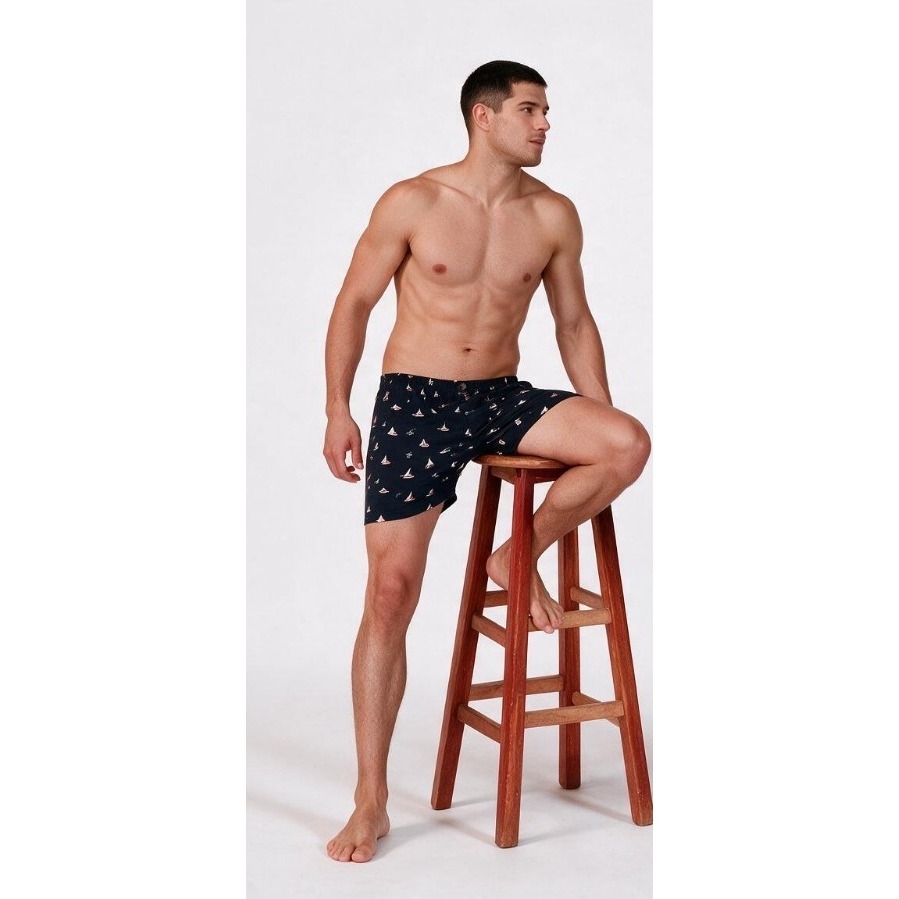 Kit Samba Canção Masculina Tecido Leve Microfibra Cueca Shorts Pijama Confortável Atacado Sortidos