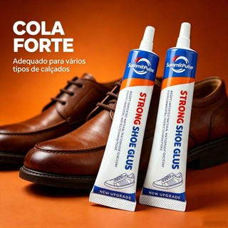 Cola Transparente Para Reparo De Sapatos Adesivo À Prova D'água Fixação De Solas Saltos E Bolsas 60ml Cola