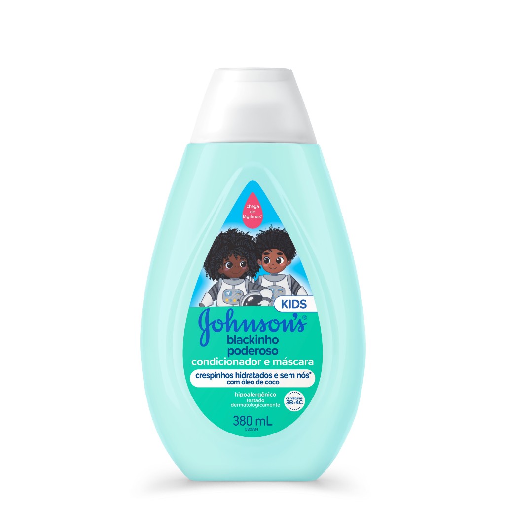Condicionador e Máscara JOHNSON'S® Blackinho Poderoso 380 ml