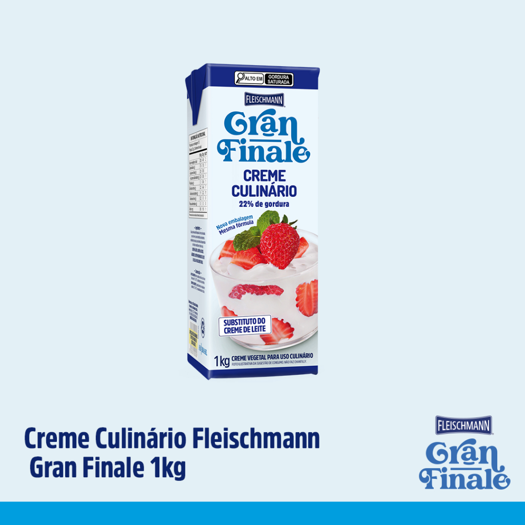 Creme Culinário Fleischmann 1kg Pronto para Uso