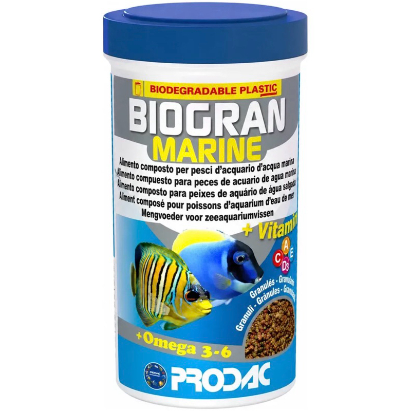 Ração Prodac Biogran Marine Granulada Peixes Marinhos 100g