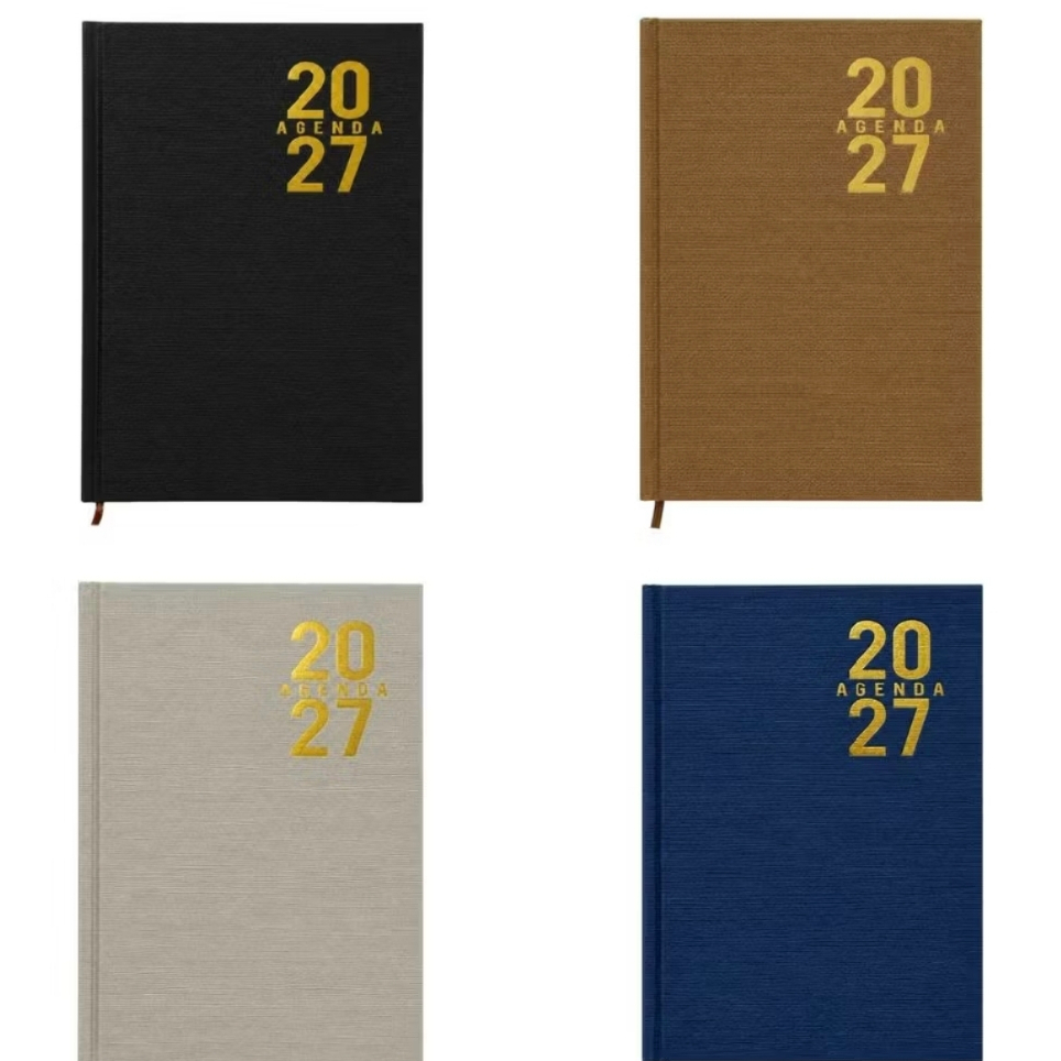 Agenda EXECUTIVA 2027 Capa Dura GRANDE  Executiva 20.8cmx14.3cm FWB 340 Páginas Cores