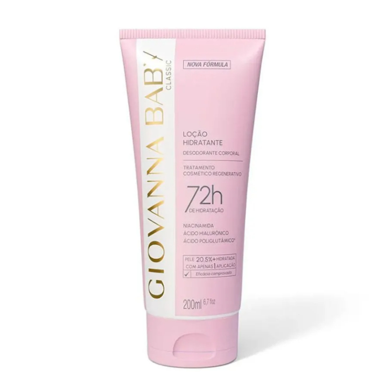 Loção Hidratante Desodorante Giovanna Baby Classic 200ml