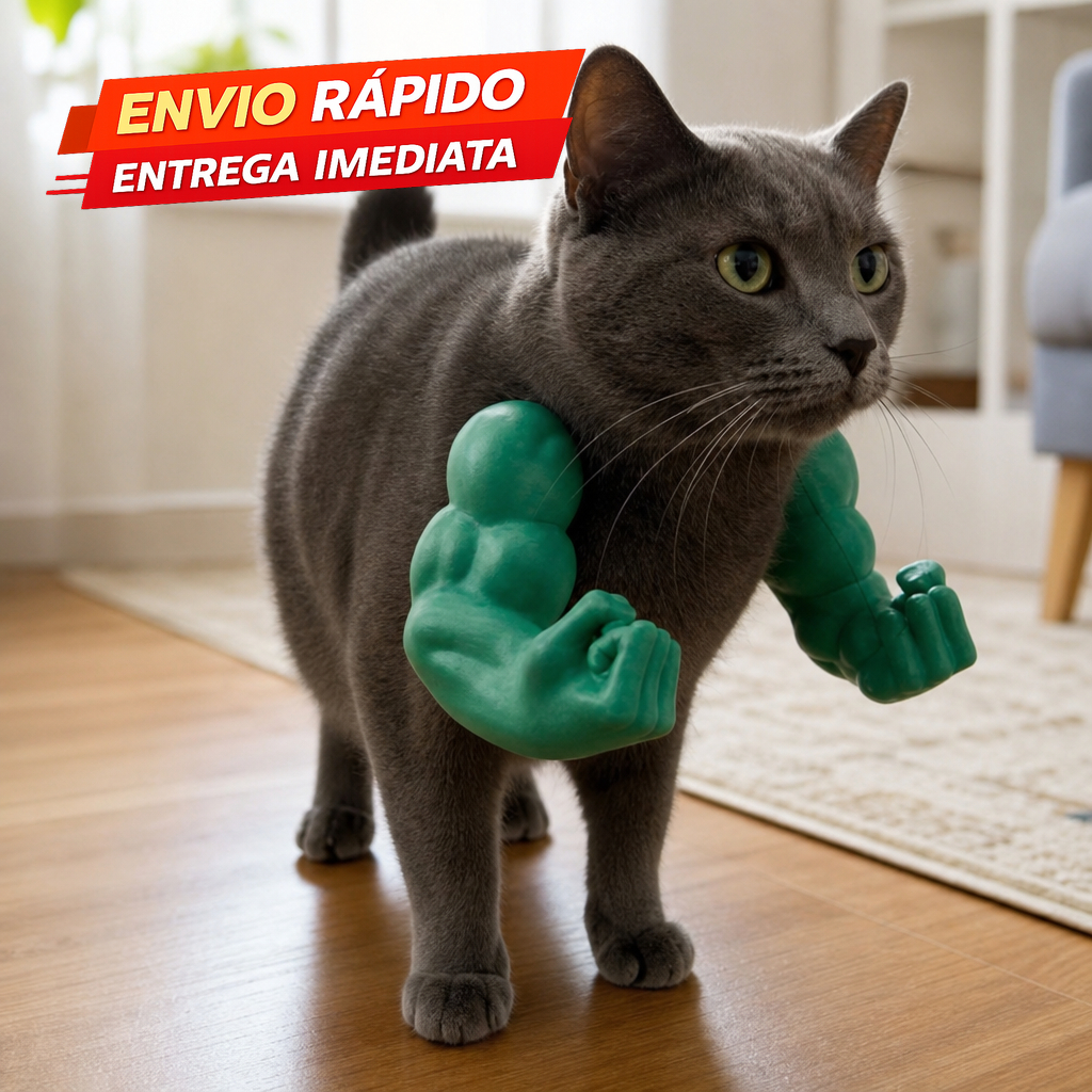 Bracos Musculosos Gato Fantasia Para Gatos Divertida Com Material Leve Para Fotos Reels E Presente Pet