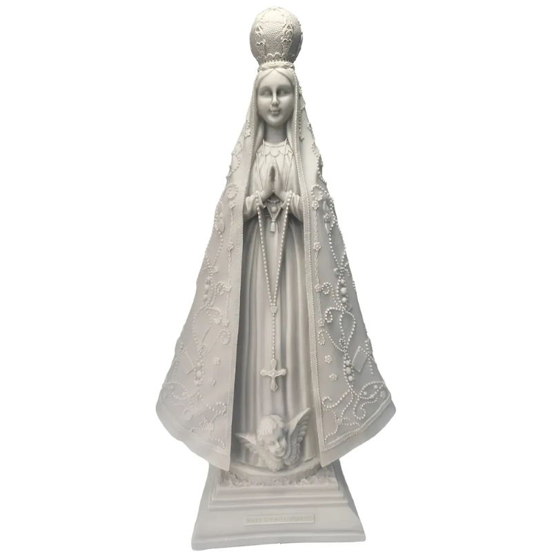 Imagem Nossa Senhora Aparecida Mármore Maciço 65cm