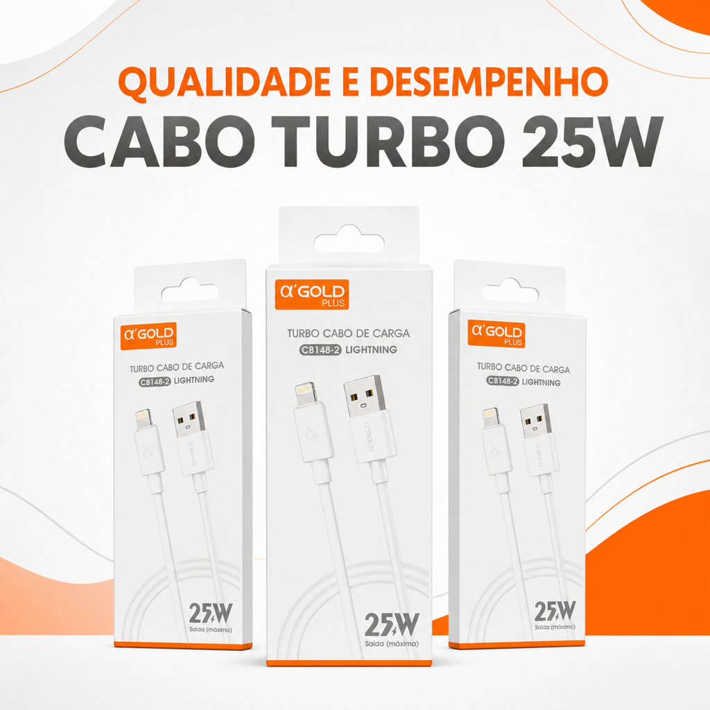1 2 3 ou 4 Cabo de IPhone Turbo De Máxima Durabilidade Resistente