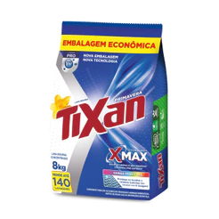 Lava Roupas em Pó Primavera Pro Sachê 8kg Tixan Ypê
