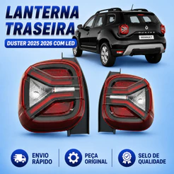 Lanterna Traseira Duster ANO 2025 2026 Com Led