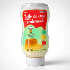 Leite Condensado de Coco 197g - 1 unid sem Lactose, sem glúten, sem Proteina Animal