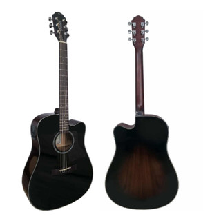 Violão Aço Eletroacústico Giannini Performance Plus GDC PLUS CEQ Black (BK) REGULADO PELO LUTHIER