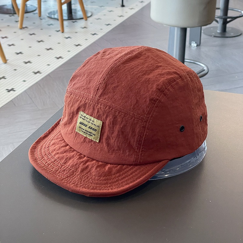 Boné Bordado com Malha para Casal Estilo Vintage Streetwear Moda Ideal para Bicicleta Chapéu