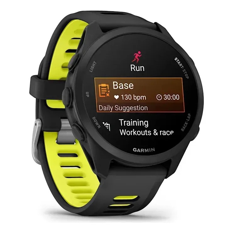 Relogio Garmin Forerunner 170 Basic Preto E Amarelo