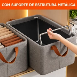 Organizador De Gavetas De Jeans Dobráveis/Roupas De Compartimento De Malha Economia De Espaço Em Casa