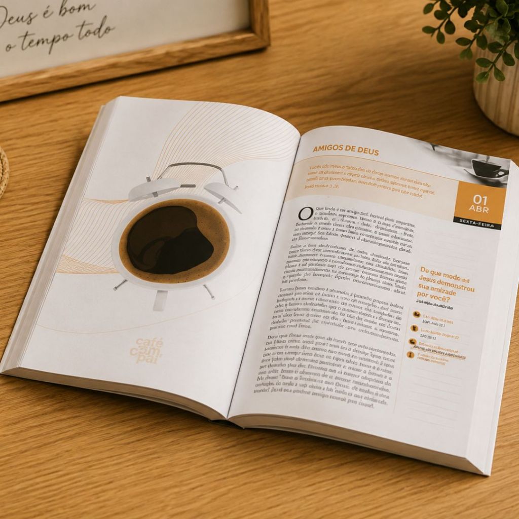 Livro Devocional Café com Deus Pai | Porções Diárias de Renovação | Junior Rostirola · foto 2