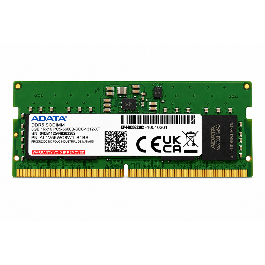 Memória RAM SODIMM DDR5 8GB 5600 MHz Original Lenovo LOQ