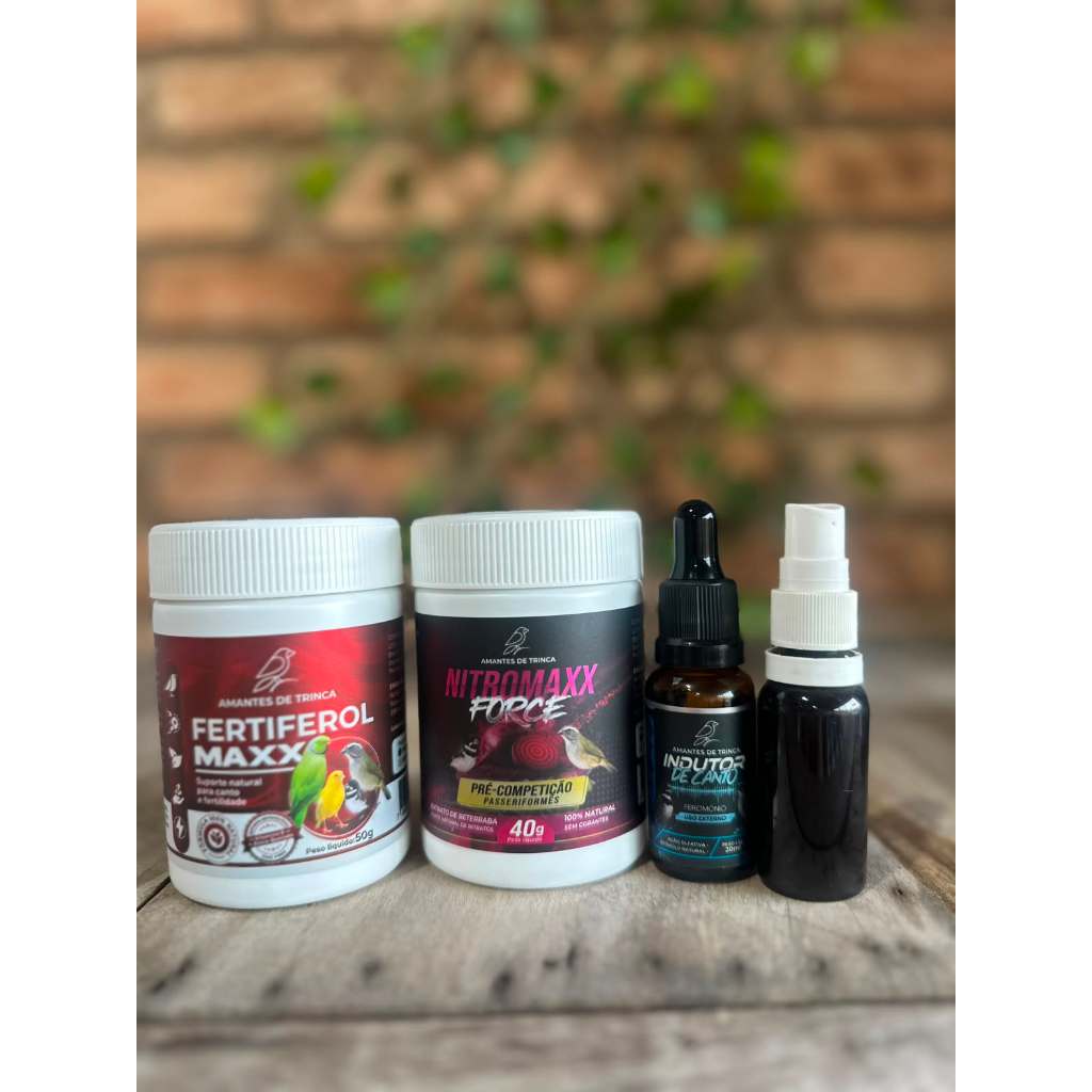 Fertiferol Maxx + Nitromaxx Force + Indutor De Canto