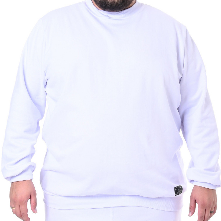 Moletom Masculino feminino Premium Plus Size Blusa Fechado gola careca G1 ao G3 RB