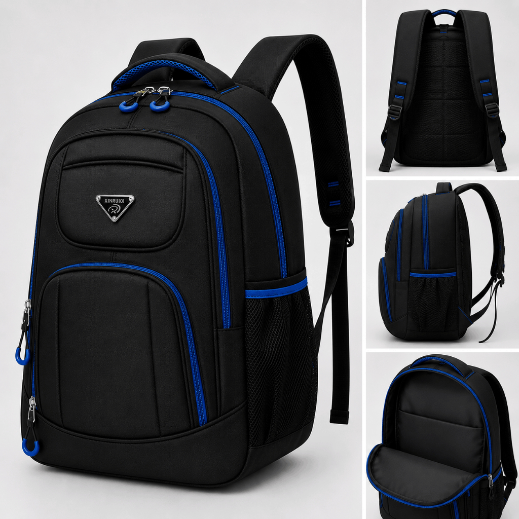Mochila Masculina Resistente Impermeável Grande Notebook Escolar Viagem Trabalho Reforçada