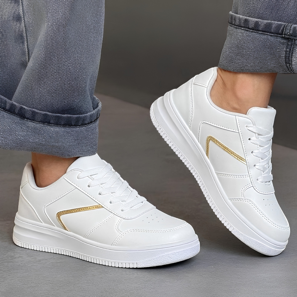 Tênis Feminino Casual Sneaker Leve Confortável Tendência Passeio Dia a Dia