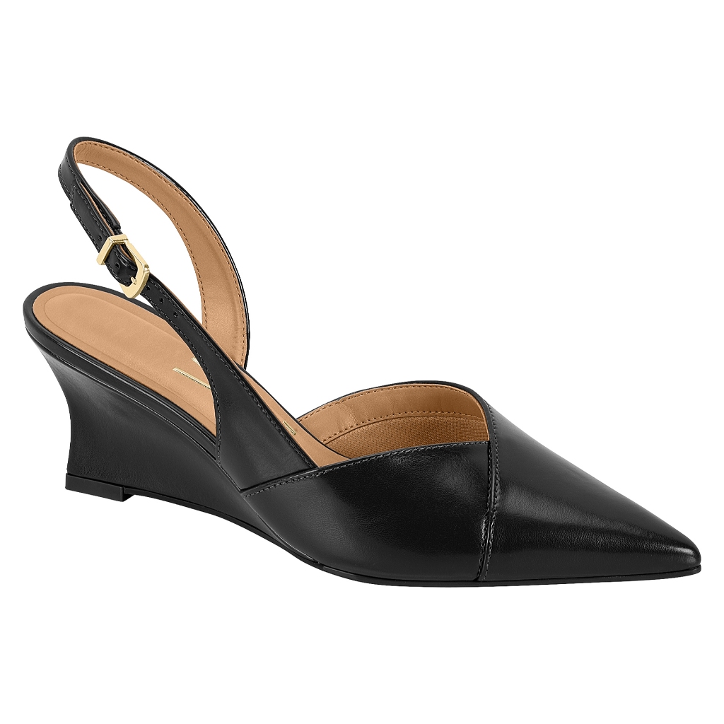 Sapato Feminino Scarpin Slingback Salto 8cm Elegante Vizzano 1483105