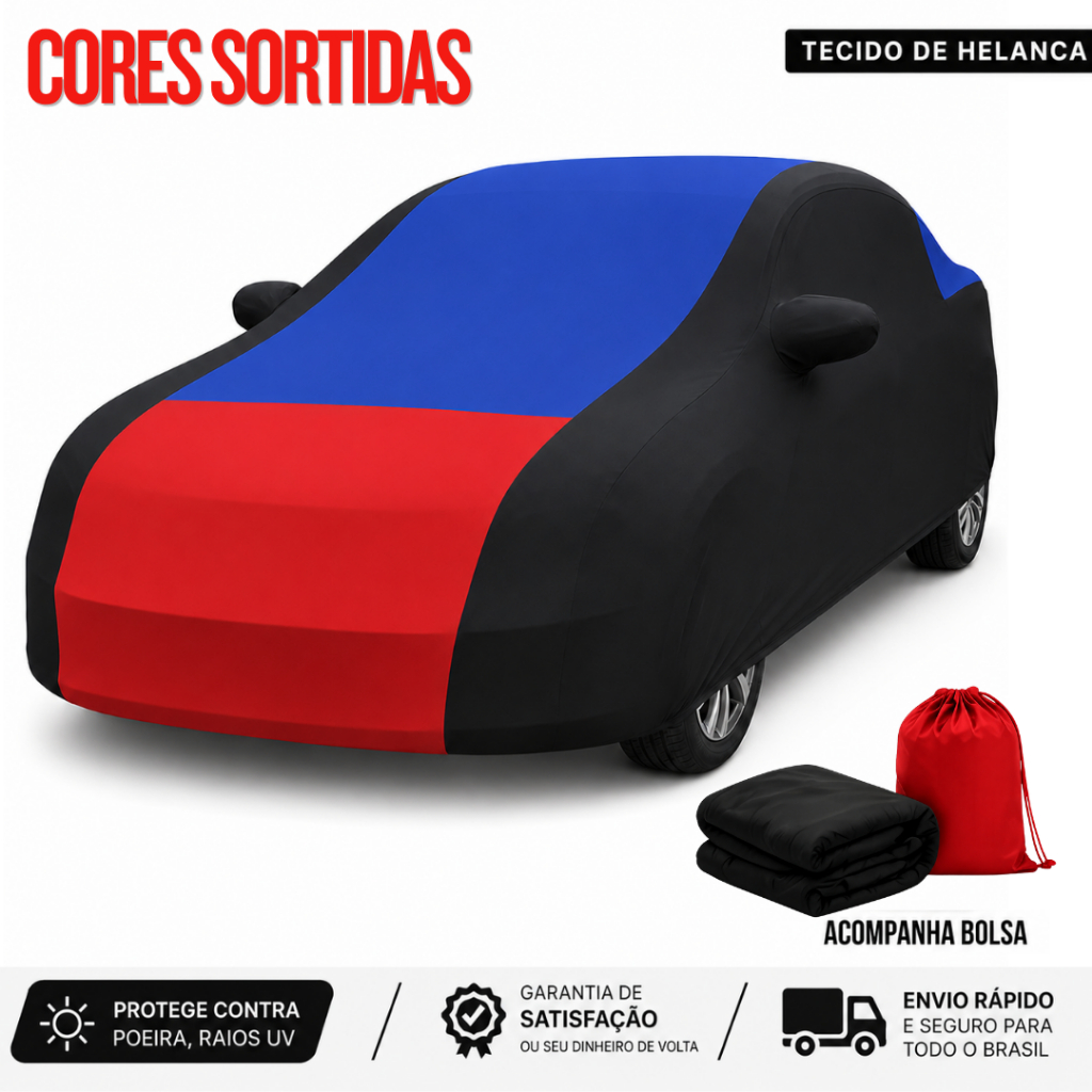 Capa de Carro Helanca com Proteção Solar UV50+ Anti Poeira Anti Risco P M G