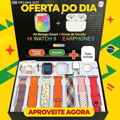 🔥New Pink Hot Sale🔥Code11-In1 Novo i30 pro max Terno Smartwatch Com Fones De Ouvido Caixa Adaptador Carregador Sem Fio