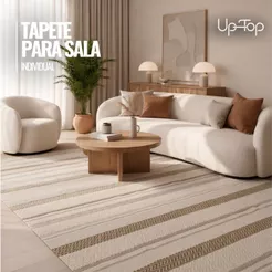 Tapete de Sala 100% algodão. Grosso e muito macio, pode ser lavado na máquina!