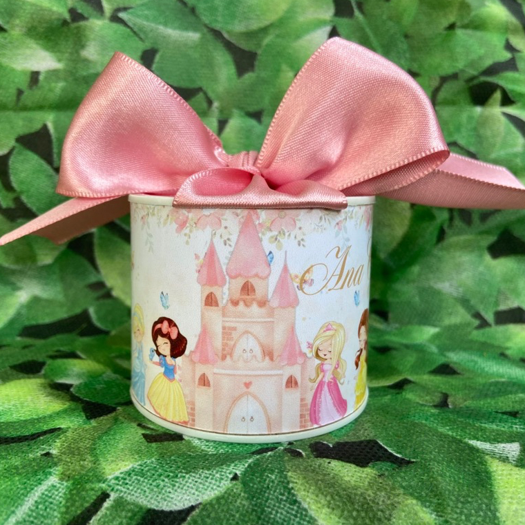 Kit Tubolata Personalizada (5x6) Princesas Cute Lembrancinha de Maternidade/Chá de Bebê/Aniversário